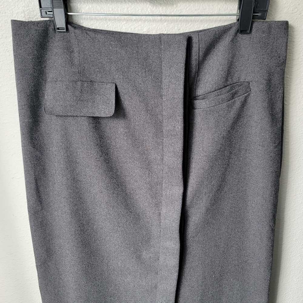 NEW Moon River Asymmetric Hem Maxi Skirt, Size Large*, Color Charcoal - Picture 6 of 12